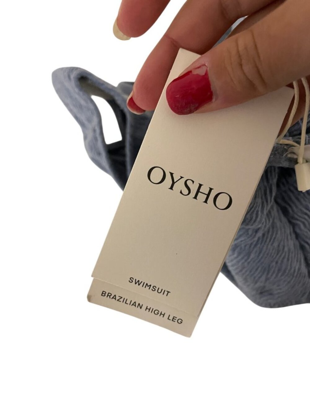 Oysho Womens One-Piece Swimsuit Small Gray Spaghetti Straps 2444/338 NWT - Picture 4 of 11